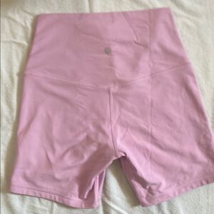 Lululemon Athletica Pink Align Yoga Shorts High-Waist size 6